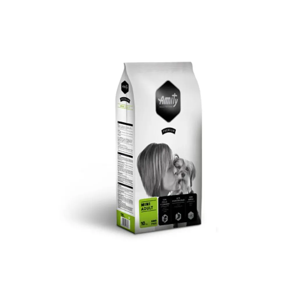 CIBO CANE AMITY 15 KG MINI ADULT POLLO E AGNELLO