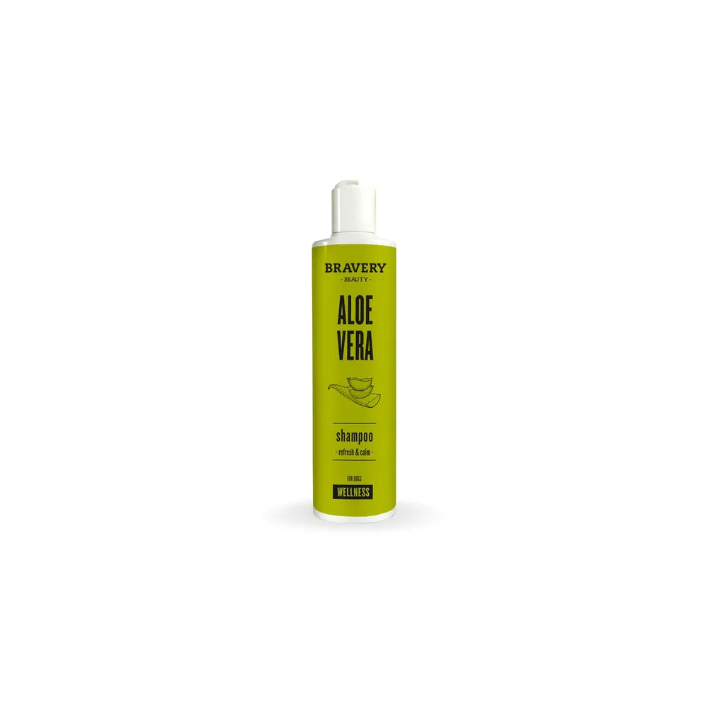 SHAMPOO DOG BRAVERY 300 ML WELLNESS ALOE VERA (6 SHAMPOO DOG BRAVERY 300 ML WELLNESS ALOE VERA (6