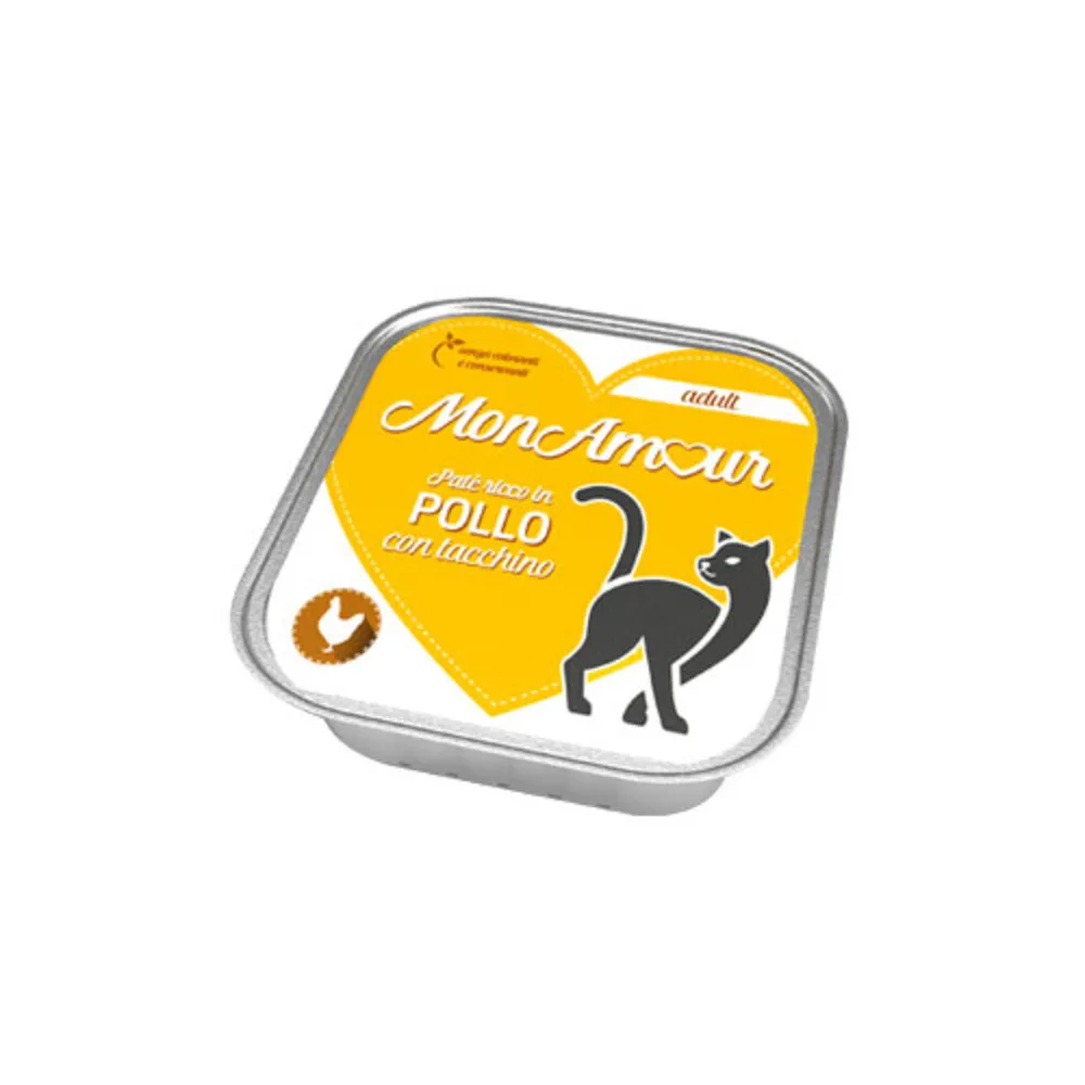 CIBO GATTO MONAMOUR 100 G POLLO E TACCHINO (34 CIBO GATTO MONAMOUR 100 G POLLO E TACCHINO (34