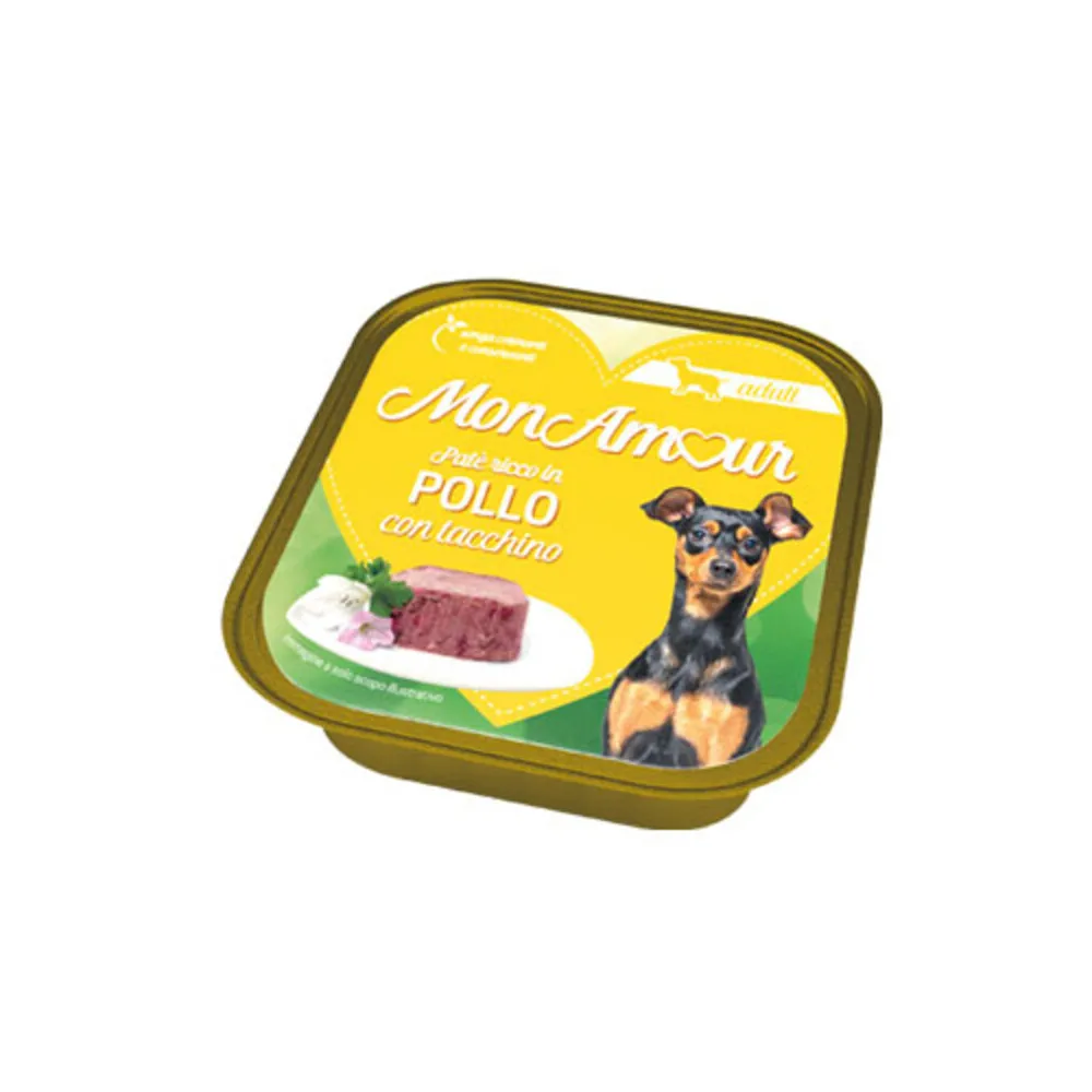CIBO CANE MONAMOUR 150 G POLLO E TACCHINO (22 CIBO CANE MONAMOUR 150 G POLLO E TACCHINO (22