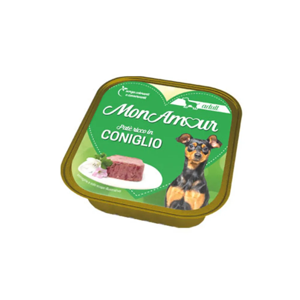 CIBO CANE MONAMOUR 150 G CONIGLIO (22 CIBO CANE MONAMOUR 150 G CONIGLIO (22