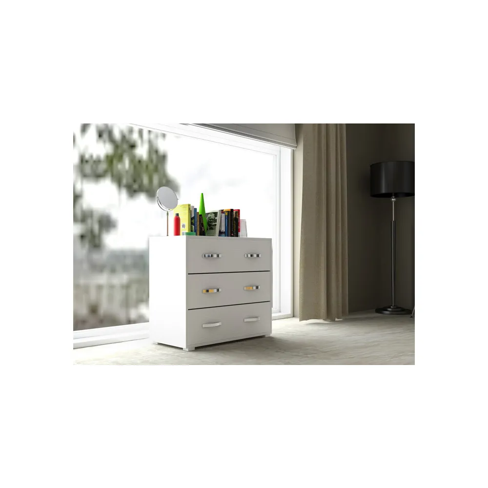 LINEA MODERN CASSETTIERA 3C BIAN FRAS 81X91X45 LINEA MODERN CASSETTIERA 3C BIAN FRAS 81X91X45