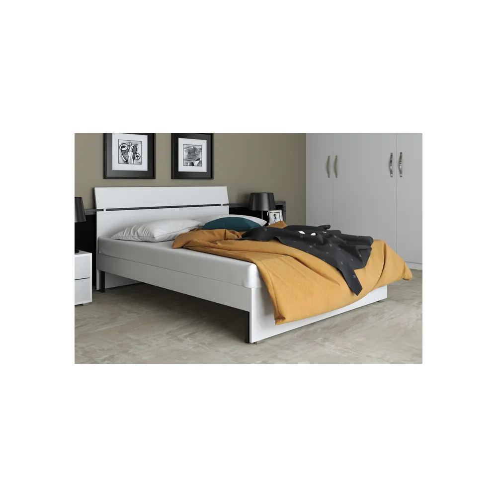 LINEA MODERN LETTO MATRIM. BIAN FRAS 200X171