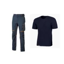 WORKWEAR KIT T-SHIRT+ PANTAL DEEP BLUE TG  XL