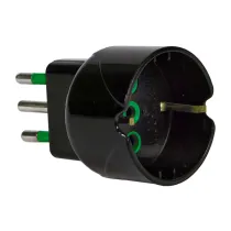 FME 82.601 ADATTATORE 10A 2P+T-SCHUKO GARANTI NERO (50
