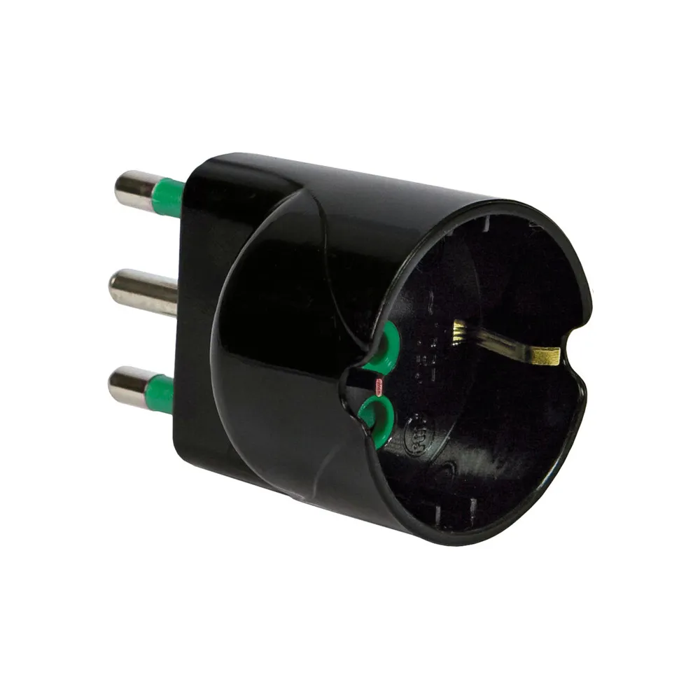 FME 82.611 ADATTATORE 16A 2P+T SCHUKO GARANTI NERO (50 FME 82.611 ADATTATORE 16A 2P+T SCHUKO GARANTI NERO (50