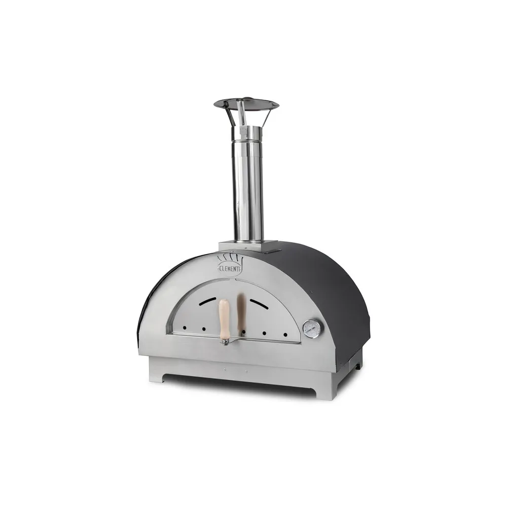 FORNO A LEGNA 60X40 CM CLEMENTINO ANTRACITE