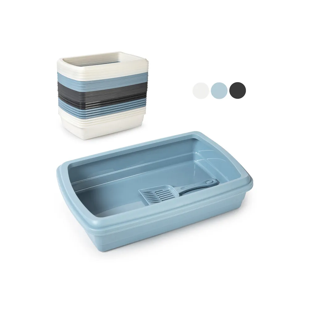LETTIERA C/PALETTA MAX BIANCO/AZZURRO/ANTRACITE (12 LETTIERA C/PALETTA MAX BIANCO/AZZURRO/ANTRACITE (12