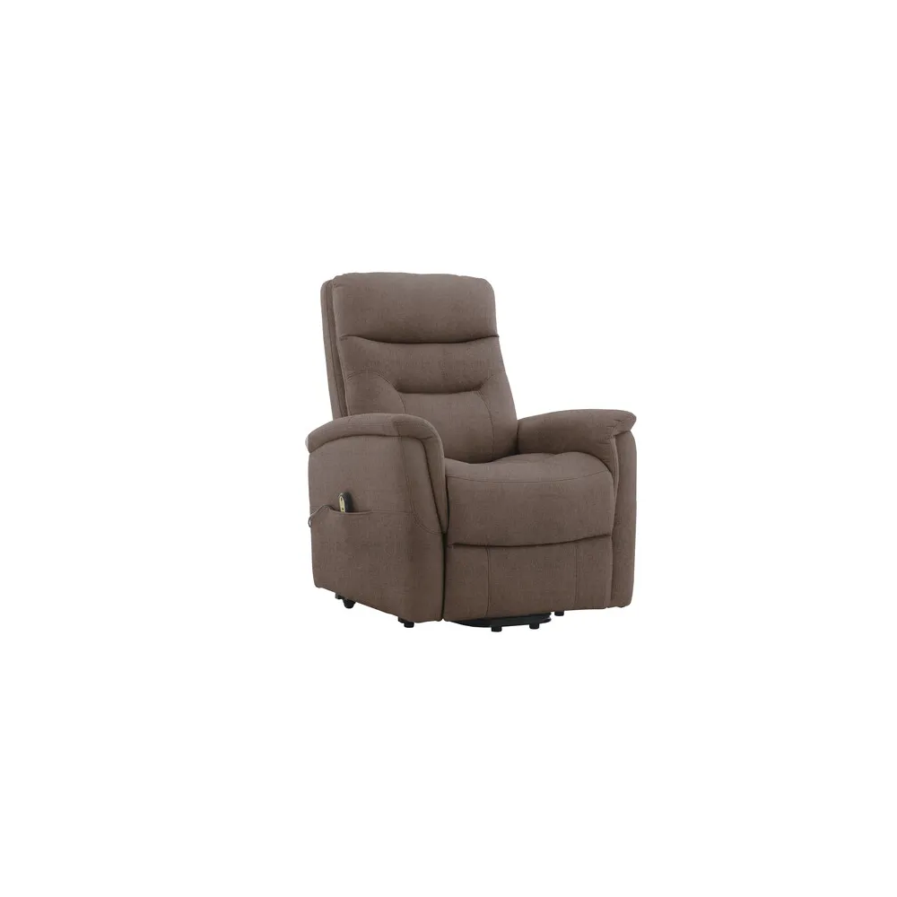 POLTRONA RECLINER SOFT DUE MOTORI TESSUTO MARRONE POLTRONA RECLINER SOFT DUE MOTORI TESSUTO MARRONE