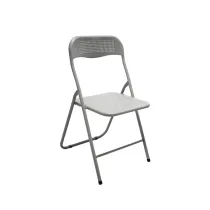 SEDIA PIEGHEVOLE METALLO POLO BIANCO (6