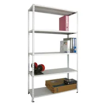 SCAFFALE SECURKIT 'PRO-METAL' cm L.100 x P.40 H.186 aste interne spezzate (10/10)