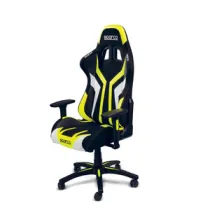 SPARCO POLTRONA UFFICIO TORINO NERO GIALLO FLUO