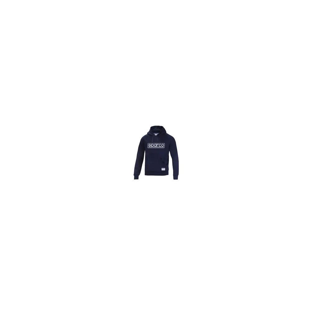SPARCO FELPA HOODIE FRAME BLU MARINE TG XXL