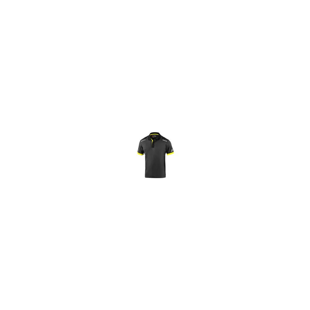 SPARCO POLO TOLEDO GREY YELLOW TG M SPARCO POLO TOLEDO GREY YELLOW TG M