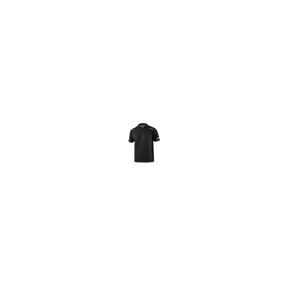 SPARCO T-SHIRT TUCSON BLACK ORANGE TG XL SPARCO T-SHIRT TUCSON BLACK ORANGE TG XL