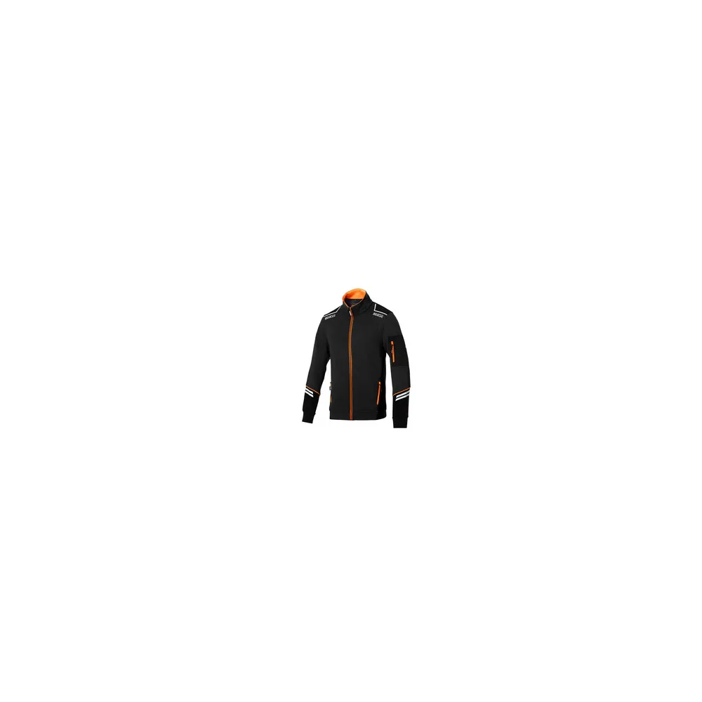 SPARCO FELPA ALABAMA BLACK ORANGE TG M SPARCO FELPA ALABAMA BLACK ORANGE TG M