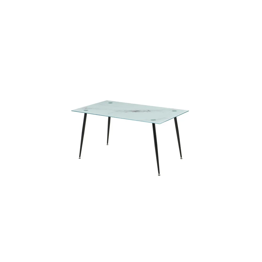 TAVOLO MIRROR 150X90X75 VETRO MARMO 290 LUCIDO