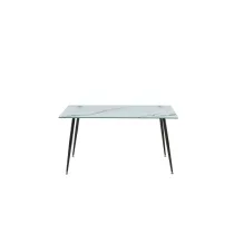 TAVOLO MIRROR 120X80X75 VETRO MARMO 112