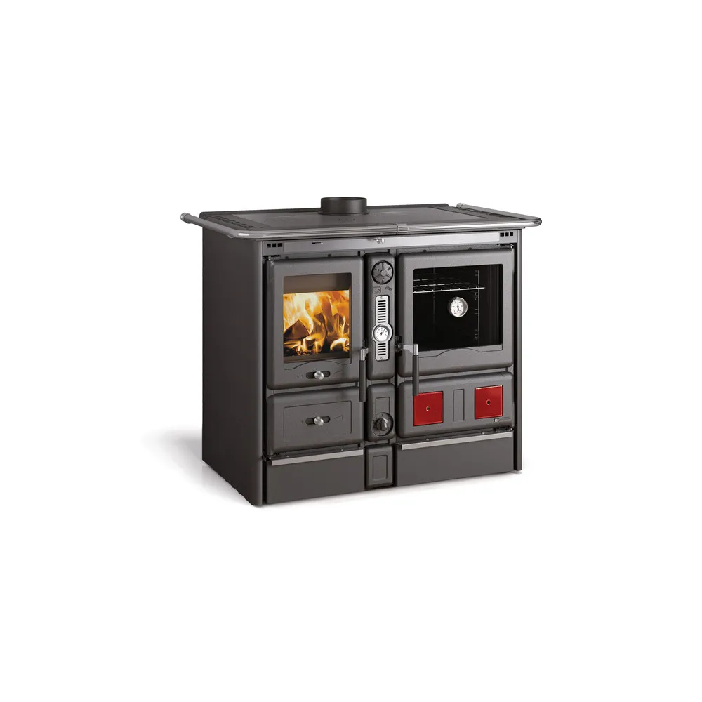 TERMOCUCINA LEGNA 16.8 KW ROSA XXL DSA 4.0 ANTRACITE TERMOCUCINA LEGNA 16.8 KW ROSA XXL DSA 4.0 ANTRACITE