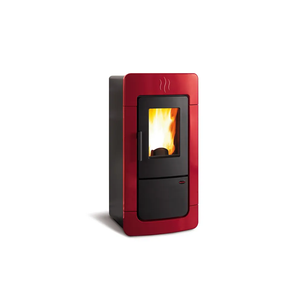 TERMOSTUFA PELLET 28KW DIADEMA EVO IDRO BORDEAUX TERMOSTUFA PELLET 28KW DIADEMA EVO IDRO BORDEAUX