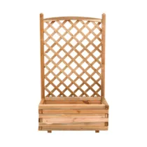 FIORIERA PINO IMPREGNATO C/GRIGLIATO 40X80X180 CM