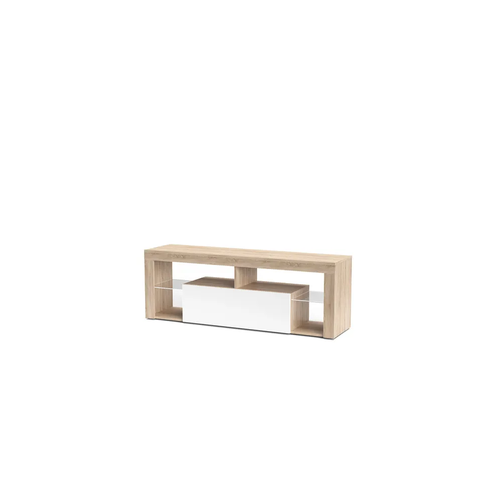 PORTATV HUGO CM 140X35X50 ROVERE SONOMA/BIANCO L. PORTATV HUGO CM 140X35X50 ROVERE SONOMA/BIANCO L.