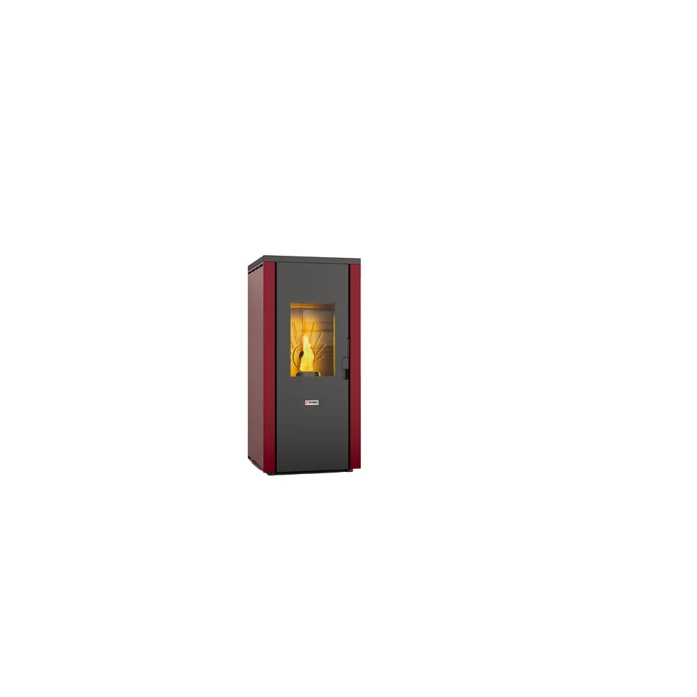 STUFA PELLET ERM/VENT 7KW EVO77 5.0 BORDEAUX