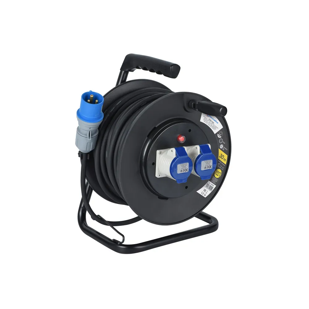 AVVOLGICAVO 30 M 2 PRESE CE220V CAVO 3X1 AVVOLGICAVO 30 M 2 PRESE CE220V CAVO 3X1