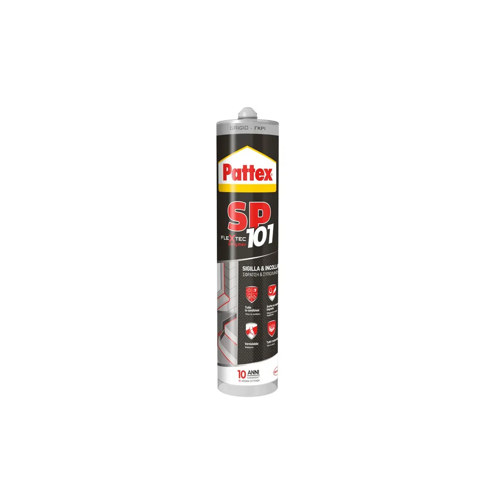 PATTEX SILICONE SP101 GRIGIO 280 ML CARTUC. PATTEX SILICONE SP101 GRIGIO 280 ML CARTUC.