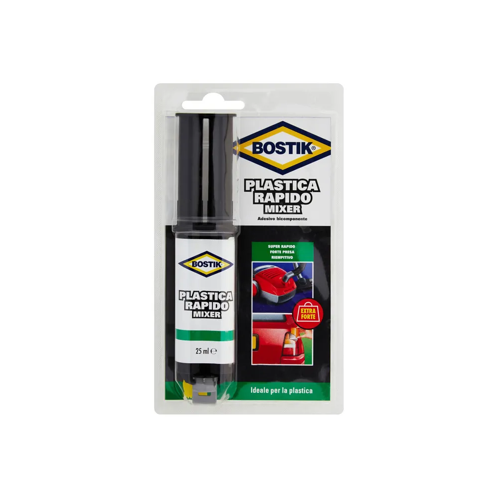 BOSTIK PLASTICA RAPIDO MIXER 25 ML BLISTER (6