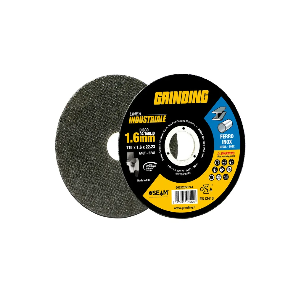 GRINDING INDUSTRIALE DISCO FERRO PIANO 125X1 GRINDING INDUSTRIALE DISCO FERRO PIANO 125X1