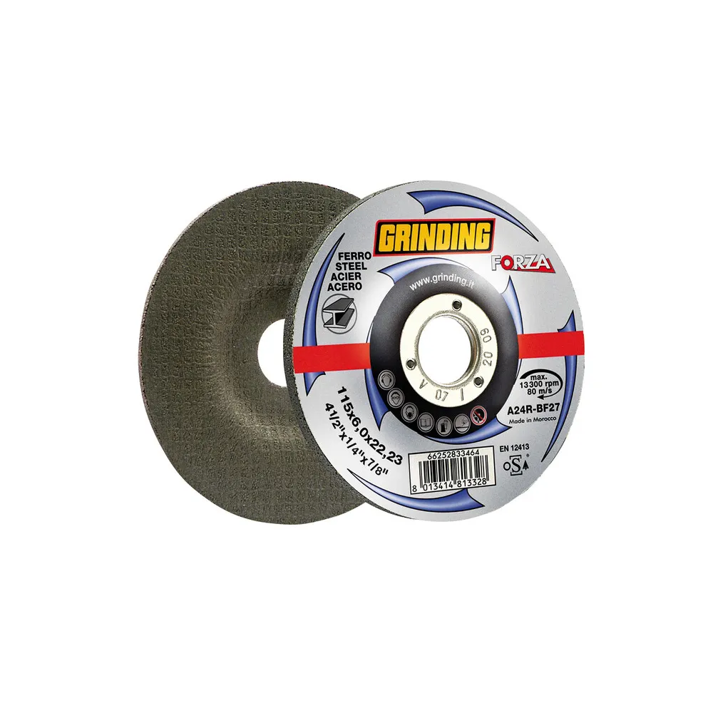 GRINDING FORZA DISCO DA SBAVO FERRO 115X6