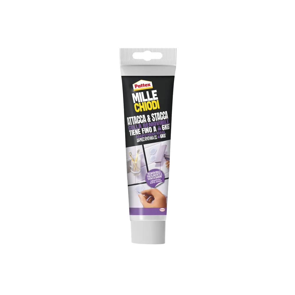 PATTEX MILLECHIODI ATTACCASTACCA TUBETTO 44 G (12 PATTEX MILLECHIODI ATTACCASTACCA TUBETTO 44 G (12