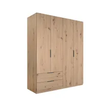 ARMADIO 4A+2C CM.162X58X200H ROVERE ARTISAN