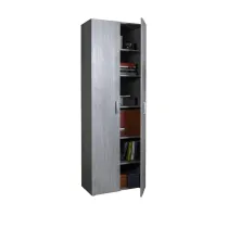 MOBILE 2A ALTO MULTIUSO CM. 69X35X201 H CEMENTO