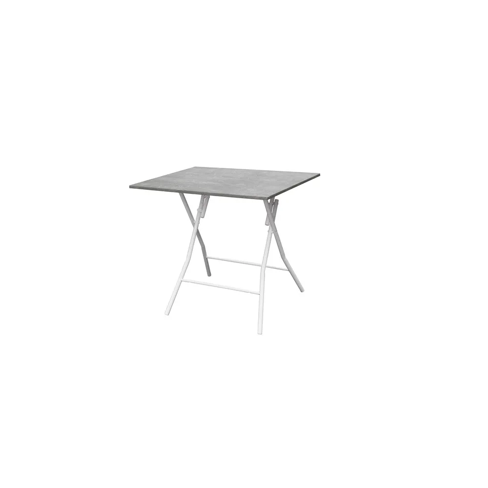 TAVOLO PIEGHEVOLE BINGO 80X60XH75CM CEMENTO