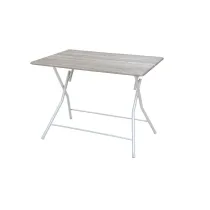 TAVOLO PIEGHEVOLE BINGO 120X80XH75CM ROV GRIGIO
