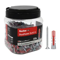 FISCHER TASSELLO DUOPOWER S  8X40 PROPACK 120 PZ