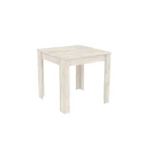 TAVOLO FISSO  80X80XH75CM FRASSINO BIANCO