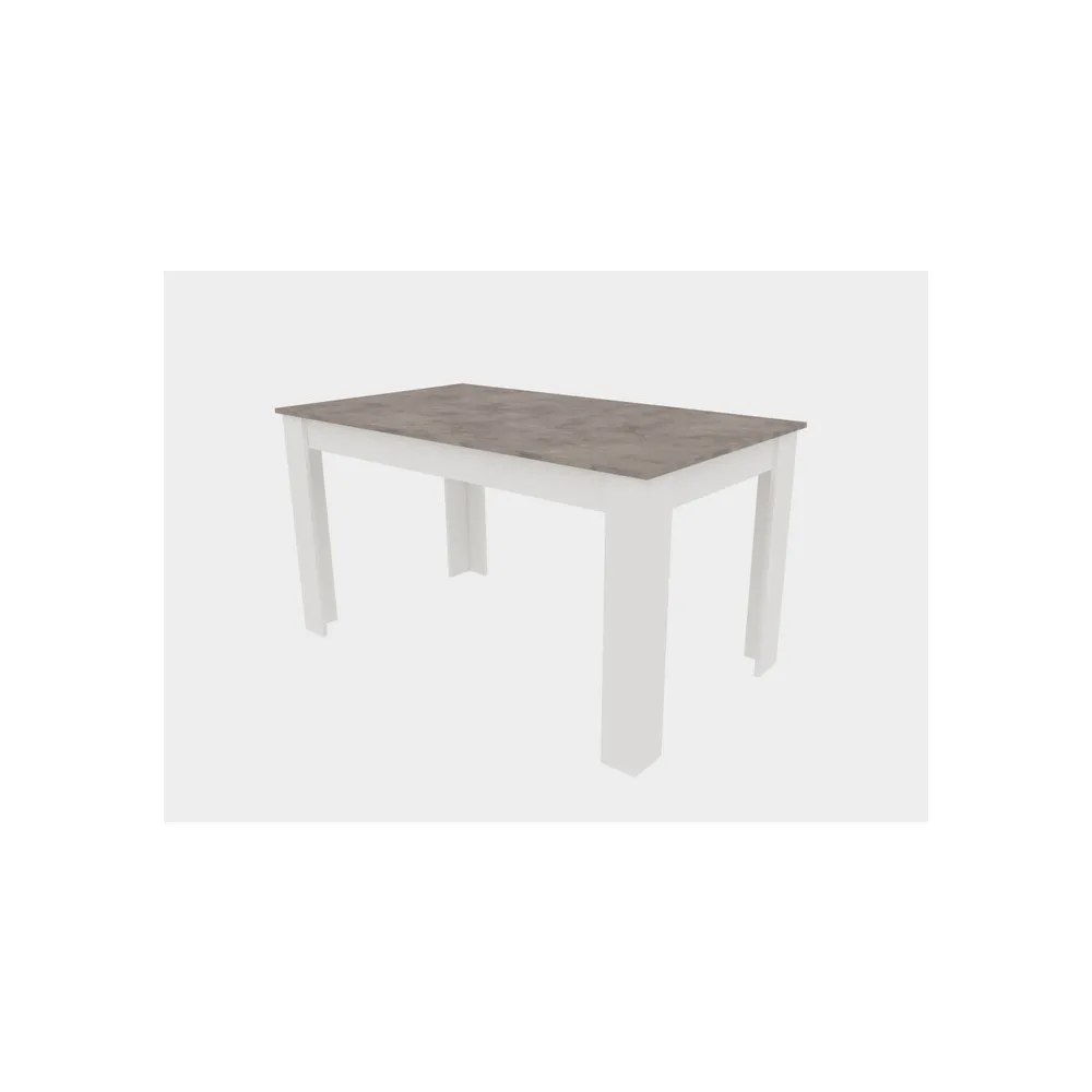 TAVOLO ALLUNGABILE 140/180X80XH75CM CEMEN/BCO TAVOLO ALLUNGABILE 140/180X80XH75CM CEMEN/BCO