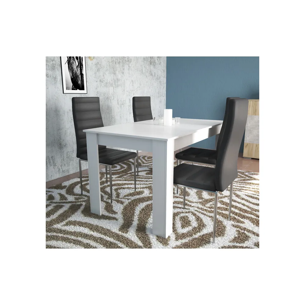 TAVOLO ALLUNGABILE 140/180X80XH75CM BIANCO TAVOLO ALLUNGABILE 140/180X80XH75CM BIANCO
