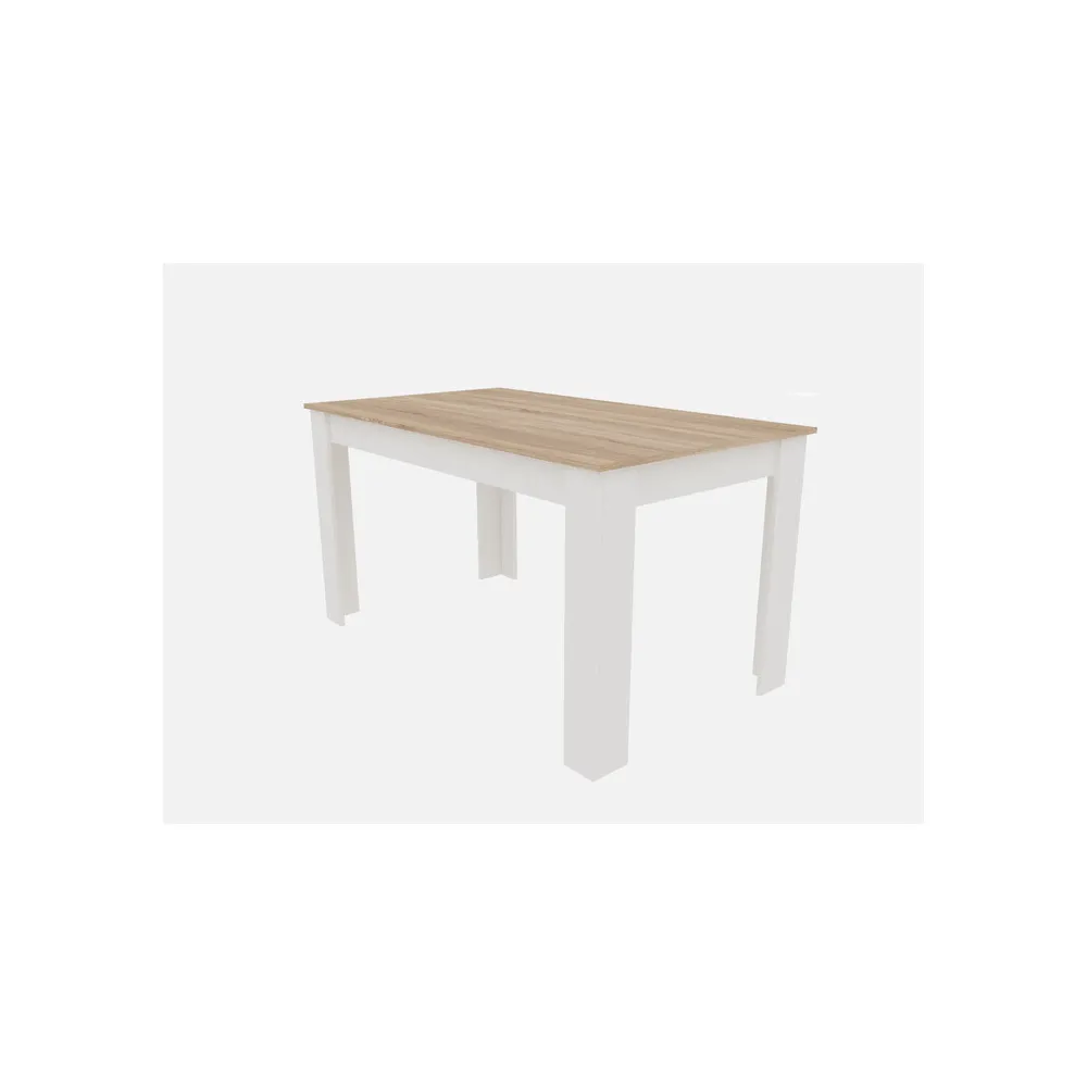 TAVOLO FISSO 138X80XH75CM ROVERE/BIANCO TAVOLO FISSO 138X80XH75CM ROVERE/BIANCO