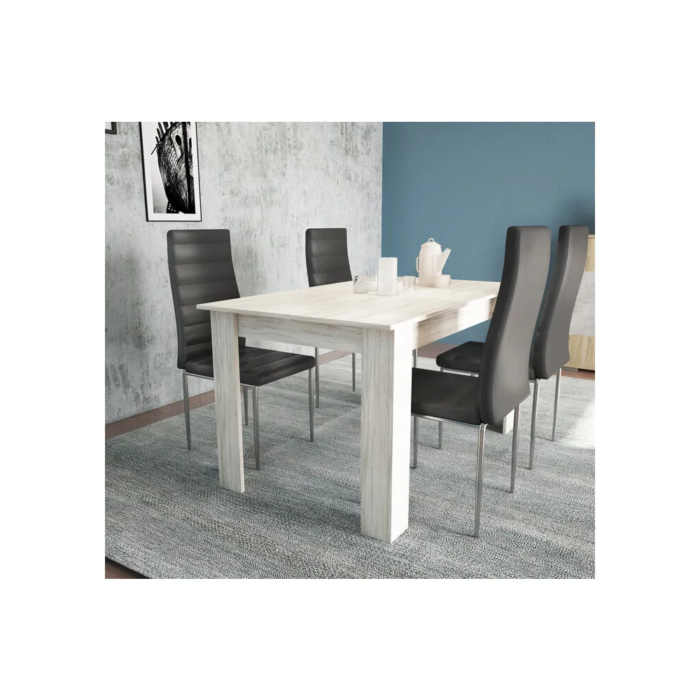 TAVOLO FISSO 138X80XH75CM FRASSINO BIANCO TAVOLO FISSO 138X80XH75CM FRASSINO BIANCO