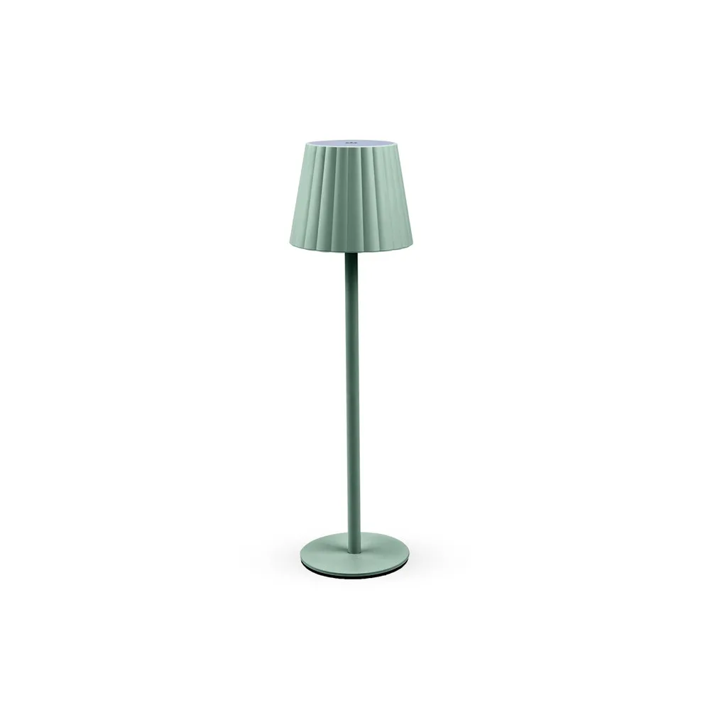 LAMPADA LED RICARICABILE DA TAVOLO AURORA VERDE (12