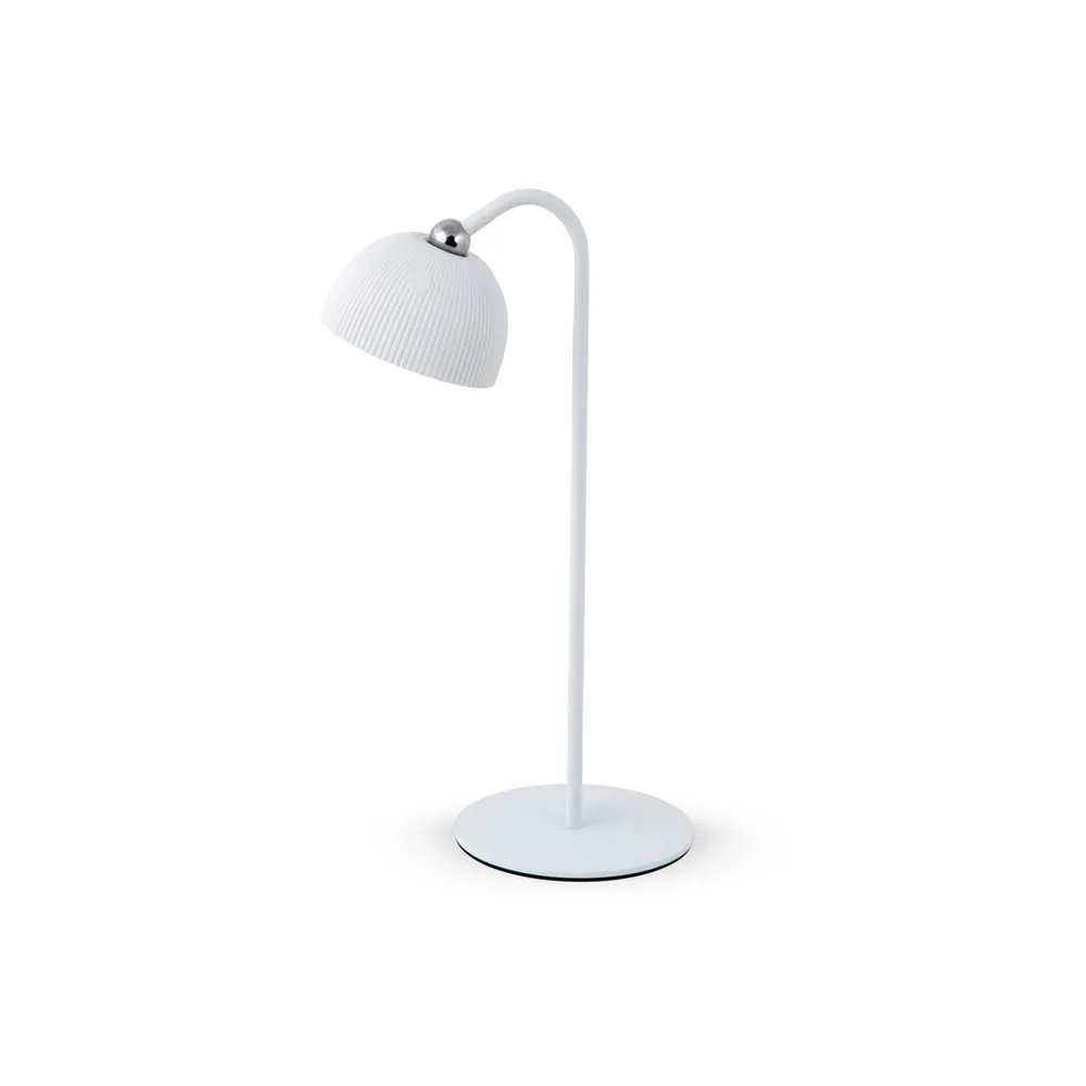LAMPADA LED RICARICABILE DA TAVOLO ELLIOT BIANCO (12 LAMPADA LED RICARICABILE DA TAVOLO ELLIOT BIANCO (12
