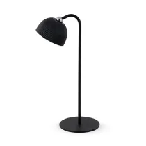 LAMPADA LED RICARICABILE DA TAVOLO ELLIOT NERO (12