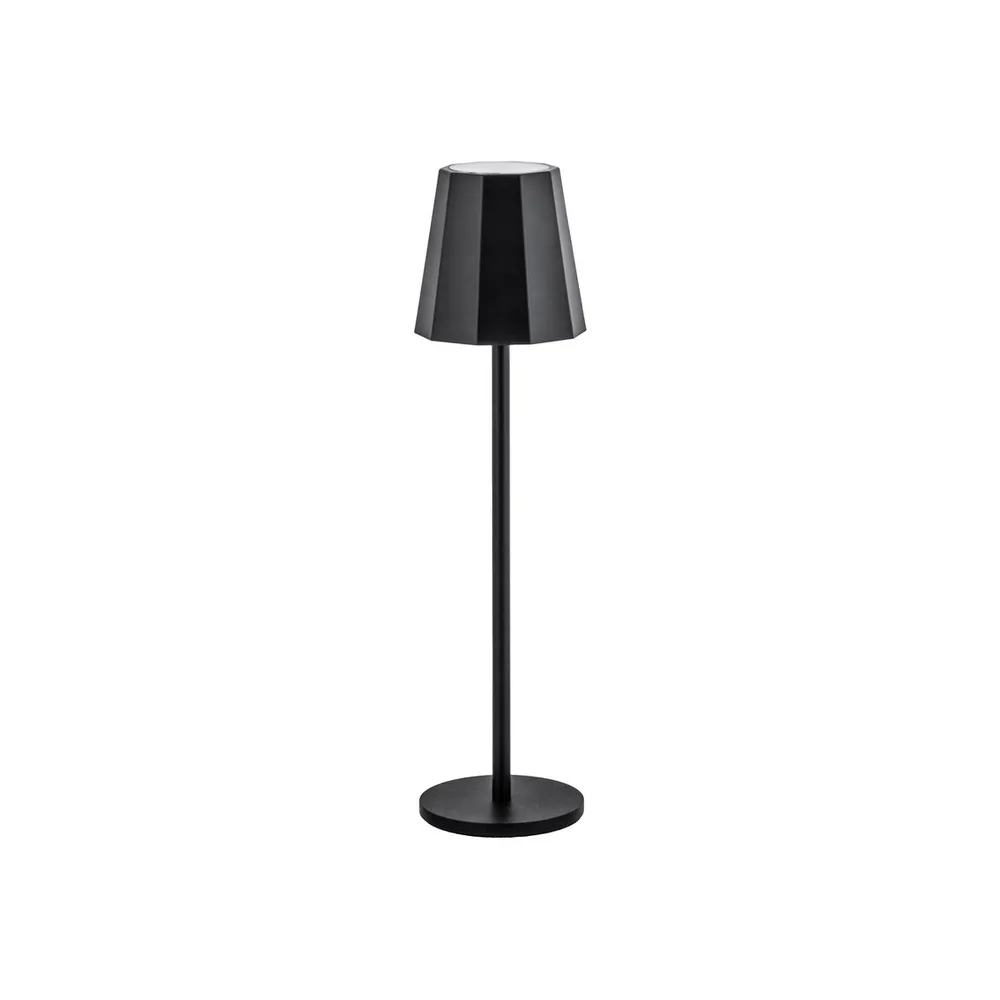 LAMPADA LED RICARICABILE DA TAVOLO POLLICINO NERO (12 LAMPADA LED RICARICABILE DA TAVOLO POLLICINO NERO (12