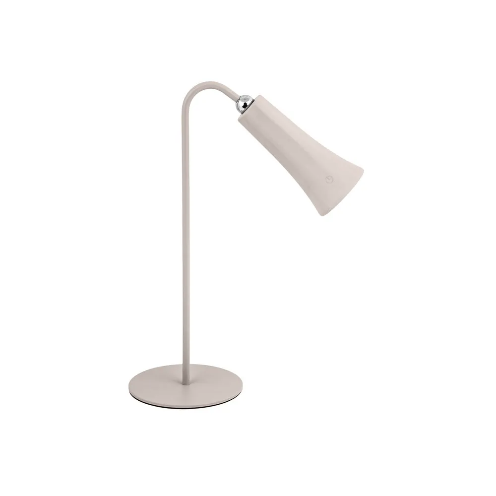 LAMPADA LED RICARICABILE DA TAVOLO ALICE BEIGE (12 LAMPADA LED RICARICABILE DA TAVOLO ALICE BEIGE (12