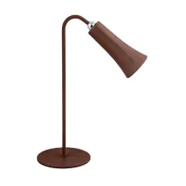LAMPADA LED RICARICABILE DA TAVOLO ALICE RUGGINE (12