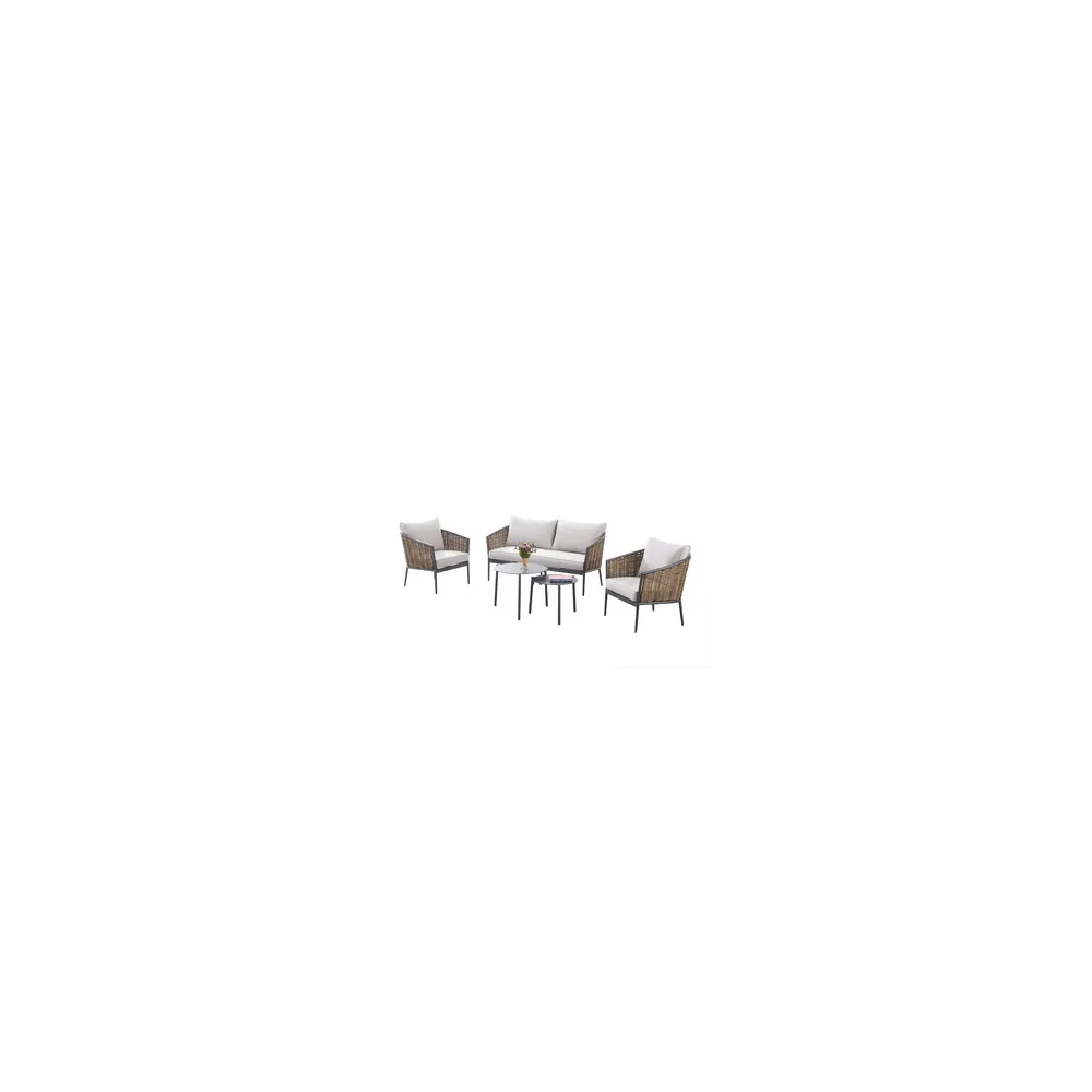 C SET DIVANO EFFETTO VIMINI BEVERLY HILLS C SET DIVANO EFFETTO VIMINI BEVERLY HILLS